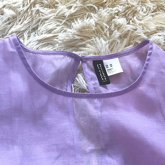 Purple Sheer Fairy Top - Picture 4 of 4